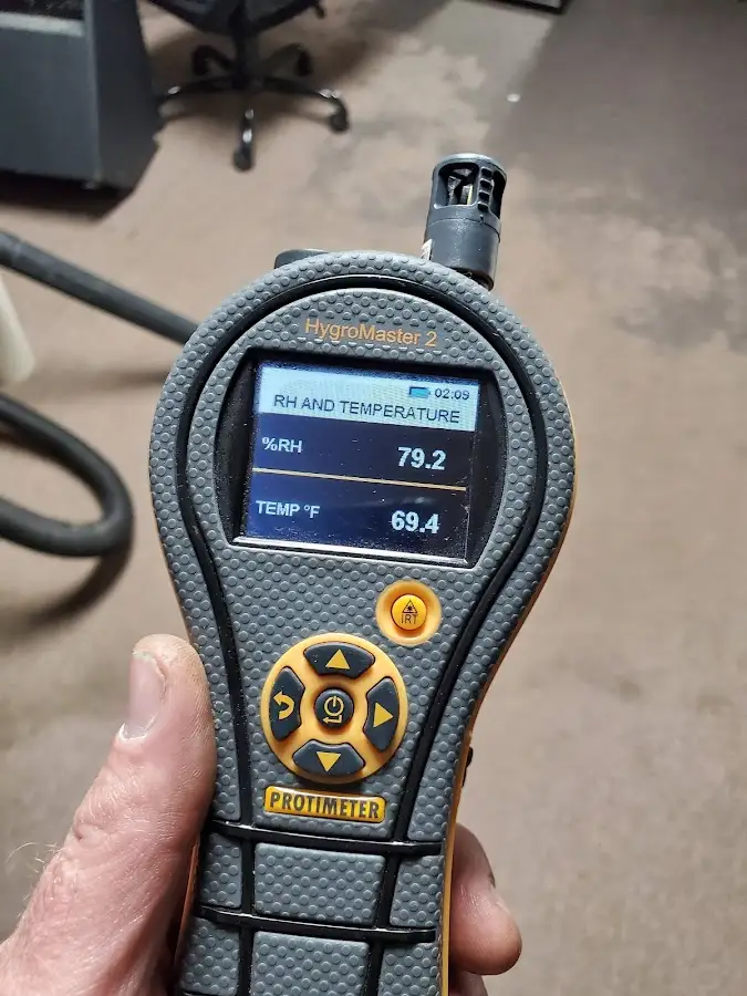 Moisture meter humidity assessment for Mold Remediation & Removal in Potomac Park